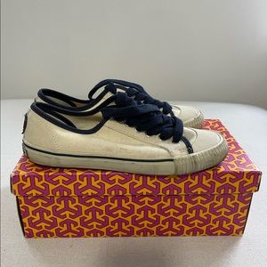 Tory Burch Lace Up Tennis Shoes 7.5